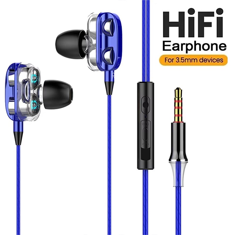 Xiaomi Gaming Accessories - Headset Stereo In-Ear Suara Bass Berat