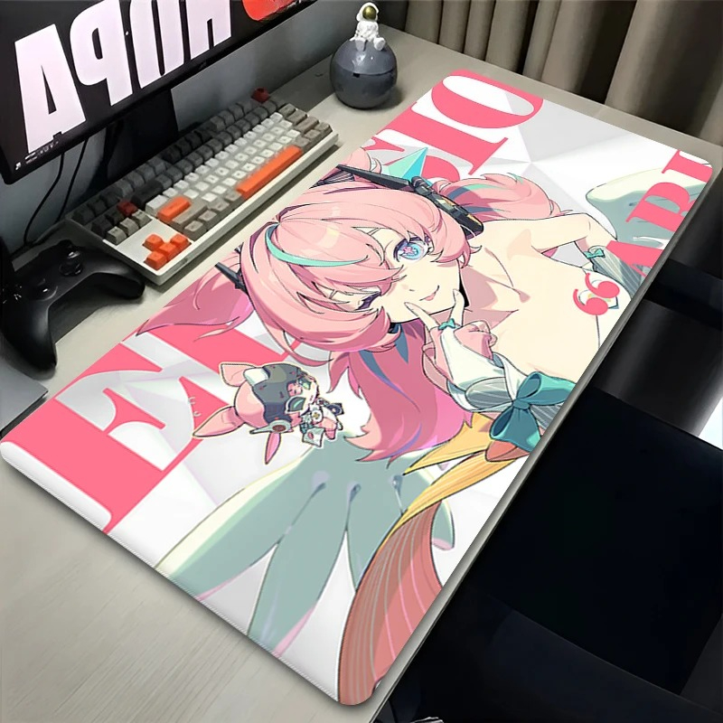 Gaming Accessories Pink - Alas Mouse Anime Aksesori Komputer Gamer