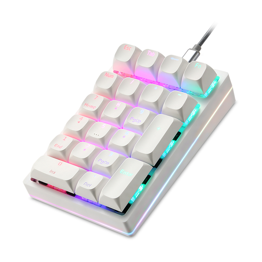 Keyboard Numpad Separate - K24Pro 21 tombol bantalan nomor mekanis,