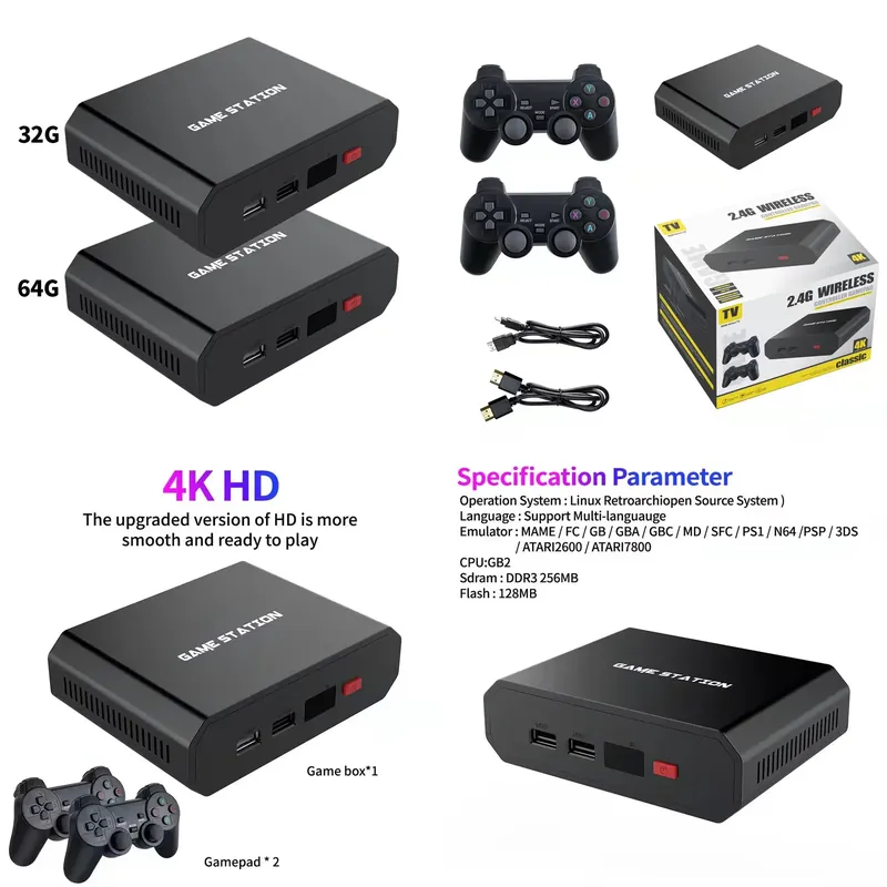 Gaming Accessories - Konsol Video Game M8plus HD Box