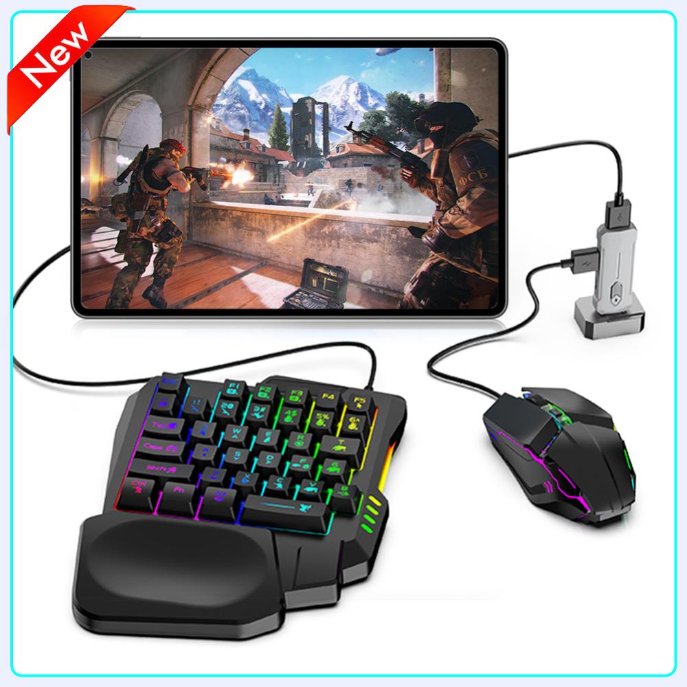 Gaming Accessories Combo - Set Keyboard Mouse Gaming 5 in