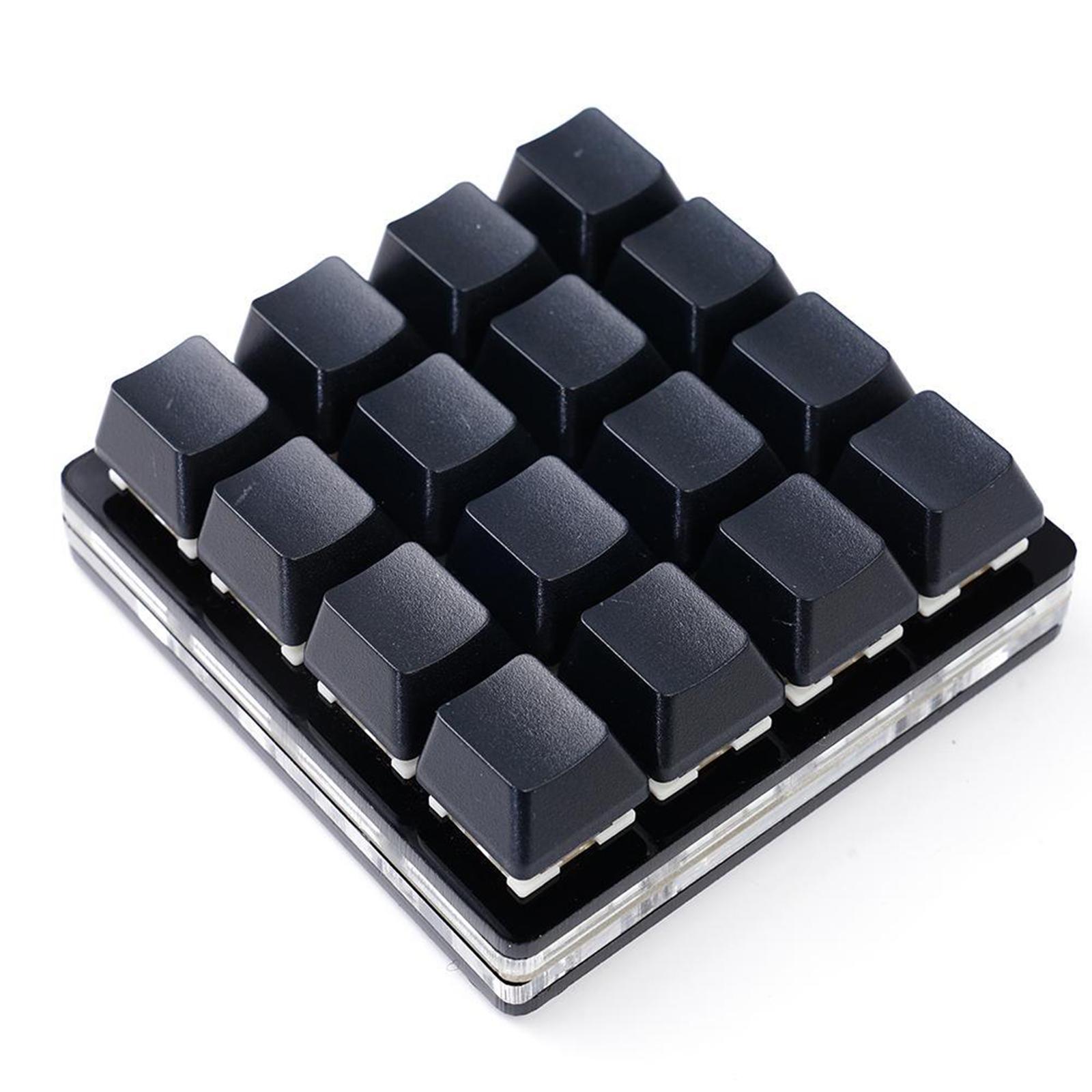 Keyboard Numpad Separate - 2/3/4/6/7/8/9/16 Tombol Hitam Mini Keypad Numpad
