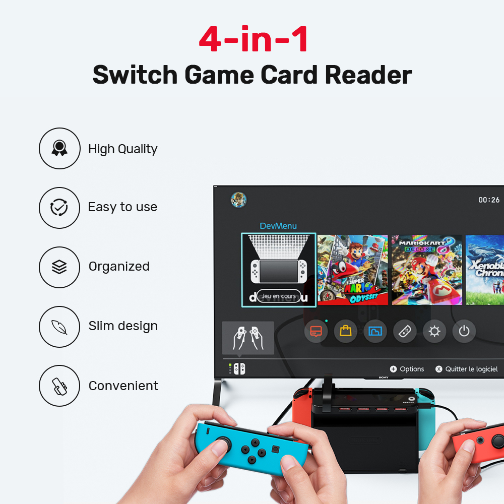 Gaming Accessories Nintendo Switch - G1002D Pembaca Kartu Game Portabel untuk