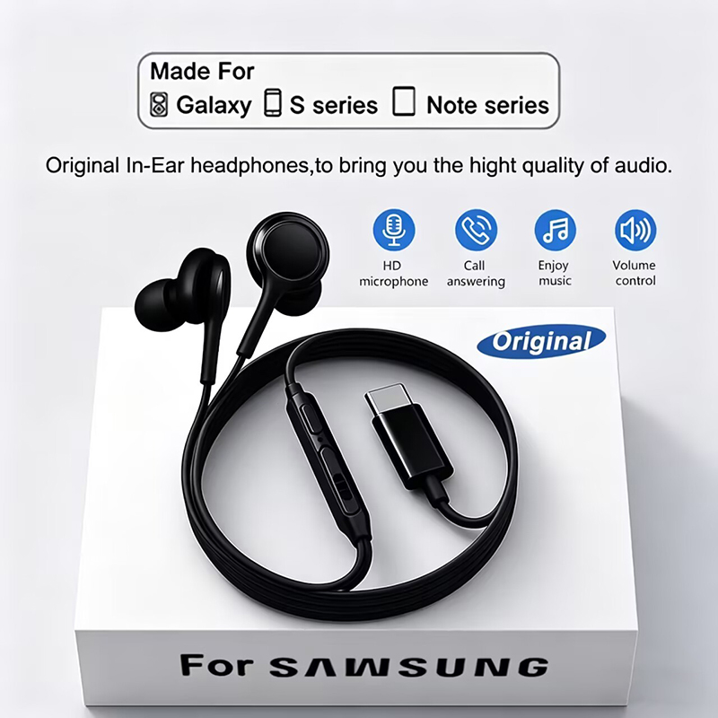 Xiaomi Gaming Accessories - Headphone Berkabel Tipe C Asli untuk