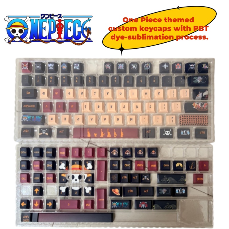 Gaming Accessories In Japan - Keycaps PBT bertema karakter anime One