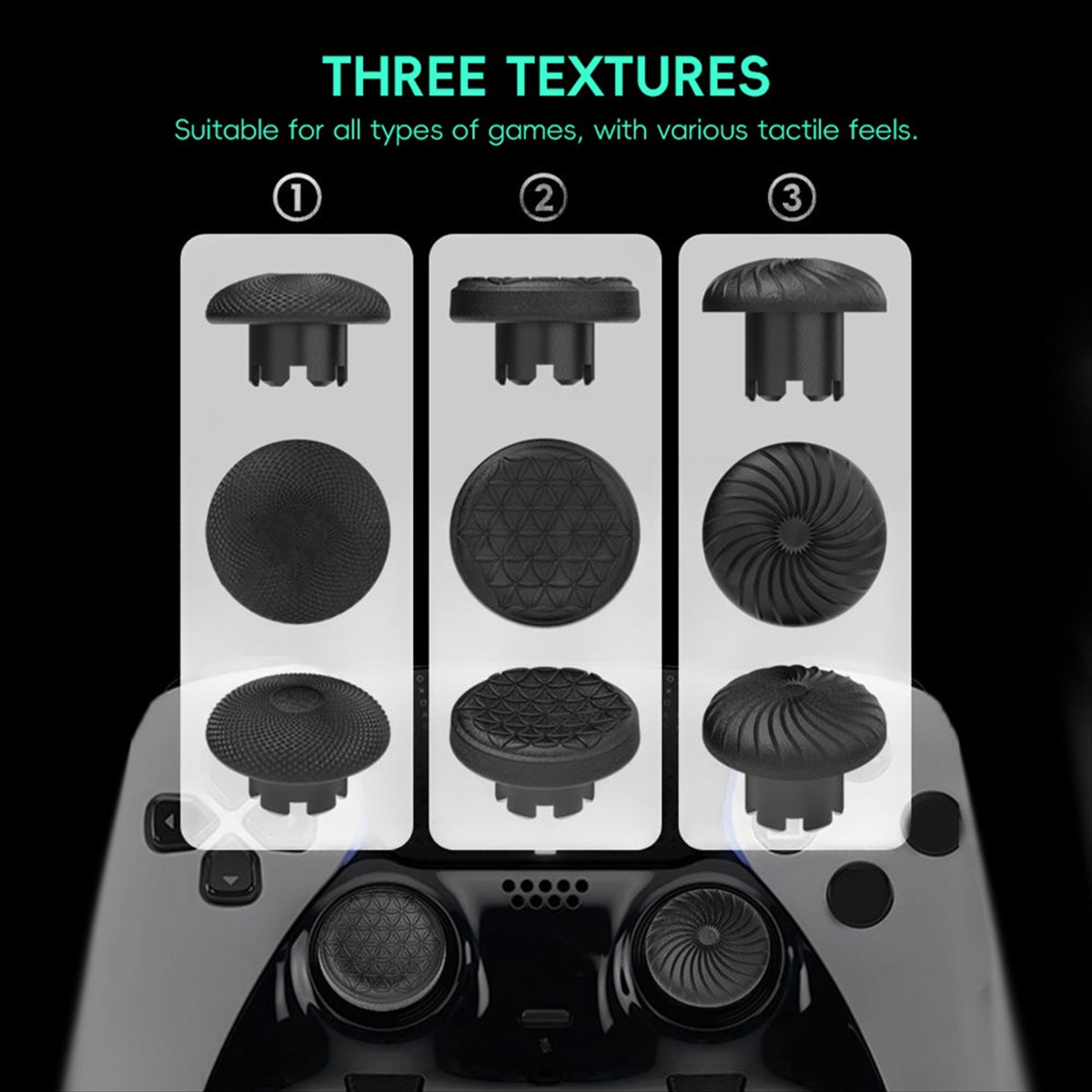 Gaming Accessories Best - PILIHAN TERBAIK）Set Aksesori Rocker Cap &