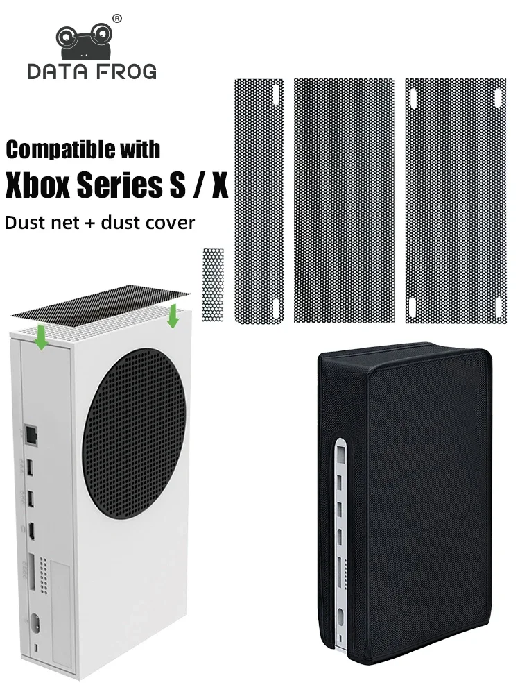 Gaming Accessories Xbox Series S - DATA FROG Kit Filter Penutup Pelindung