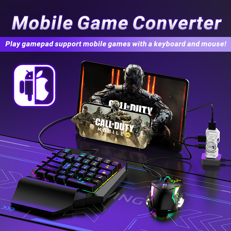 Gaming Accessories Combo - Kit Konverter Game Mobile Mobilador Gamer
