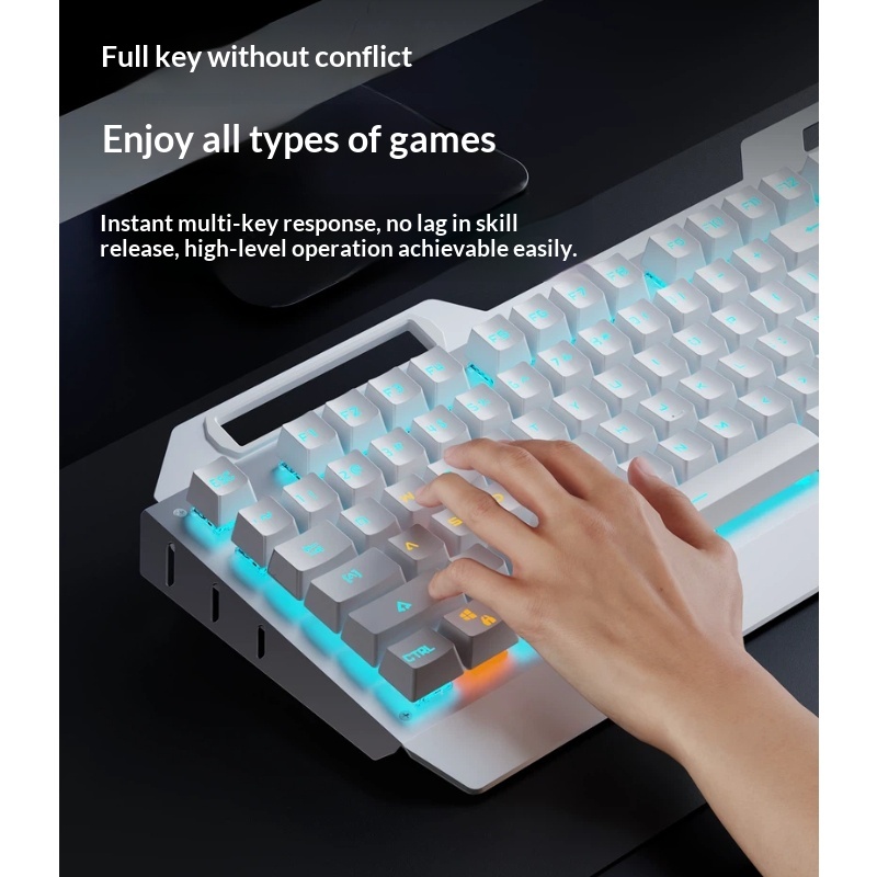 Eweadn Tk900 Keyboard Mekanik  - Gaming Accessories Combo ulasan dan harga