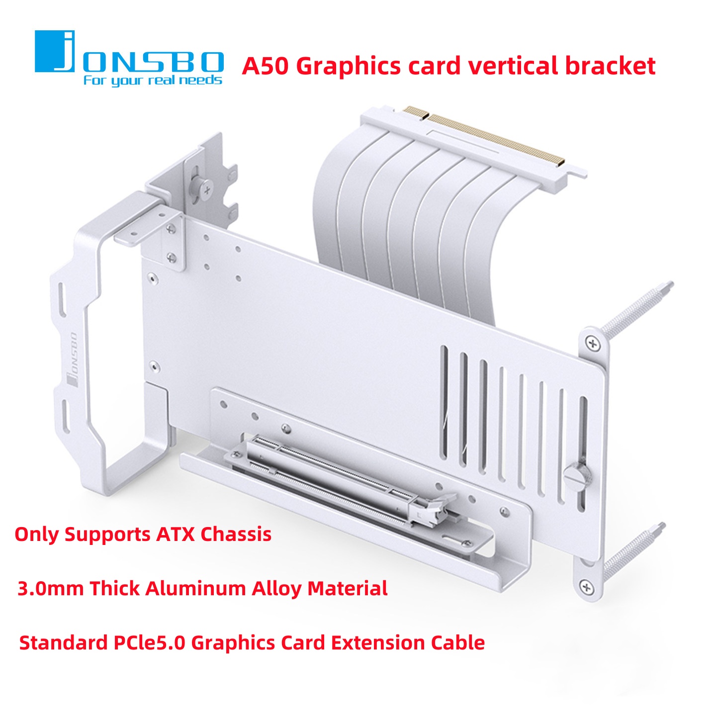 JONSBO A50 Kit Braket Pemasang - Vertical Gpu Bracket ulasan dan harga