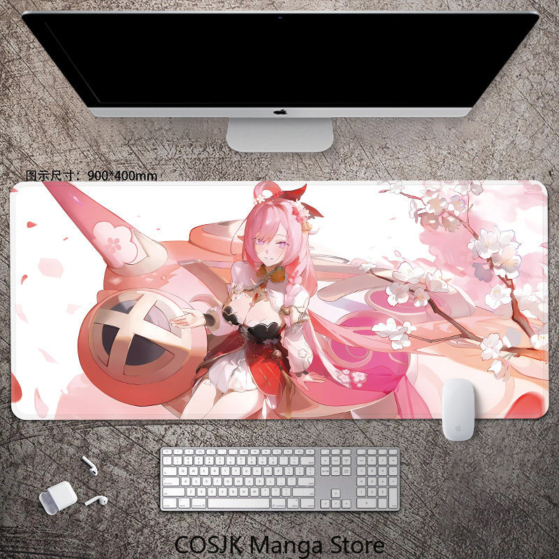 Alas Mouse Gaming Anime Honkai - Gaming Accessories Korea ulasan dan harga
