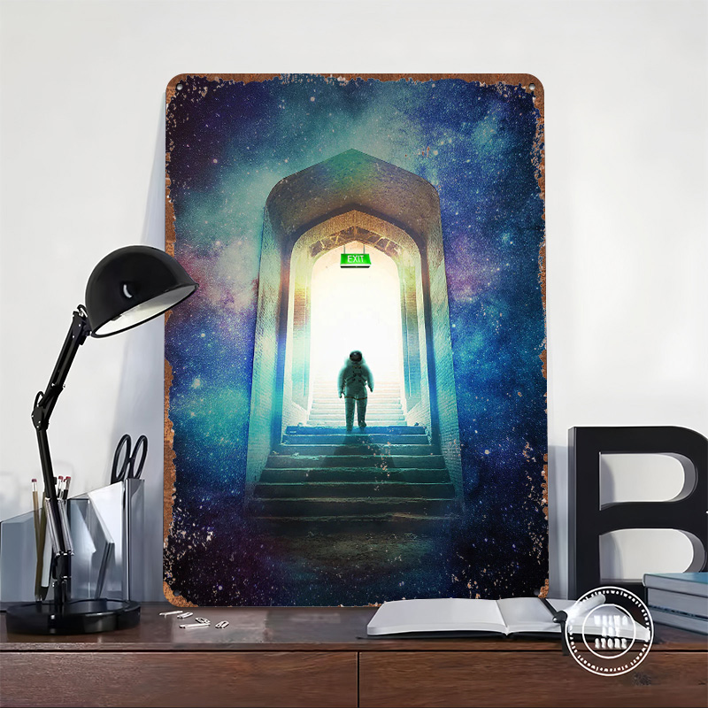 Poster Exit Tin Seni Dinding K - Gaming Accessories Europe ulasan dan harga