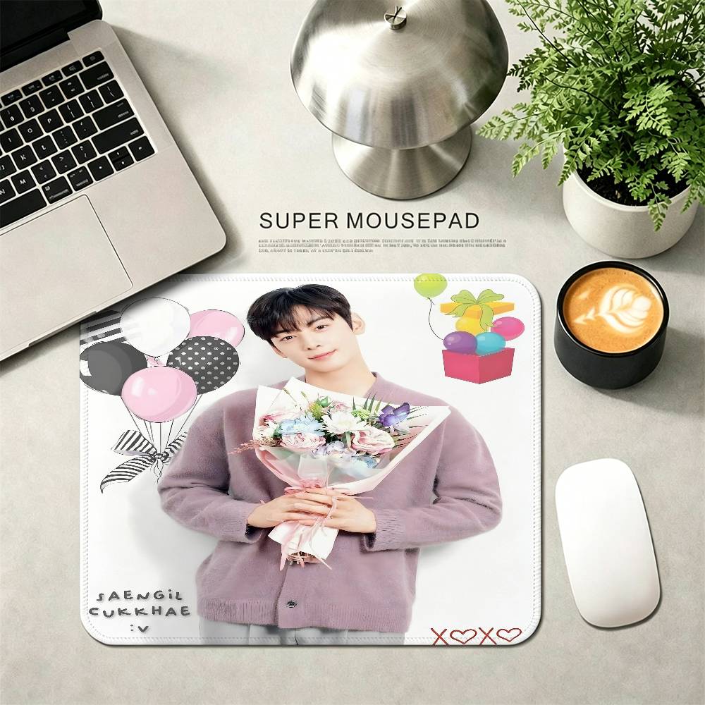 Alas Mouse Animasi Cha EunWoo  - Gaming Accessories Korea ulasan dan harga