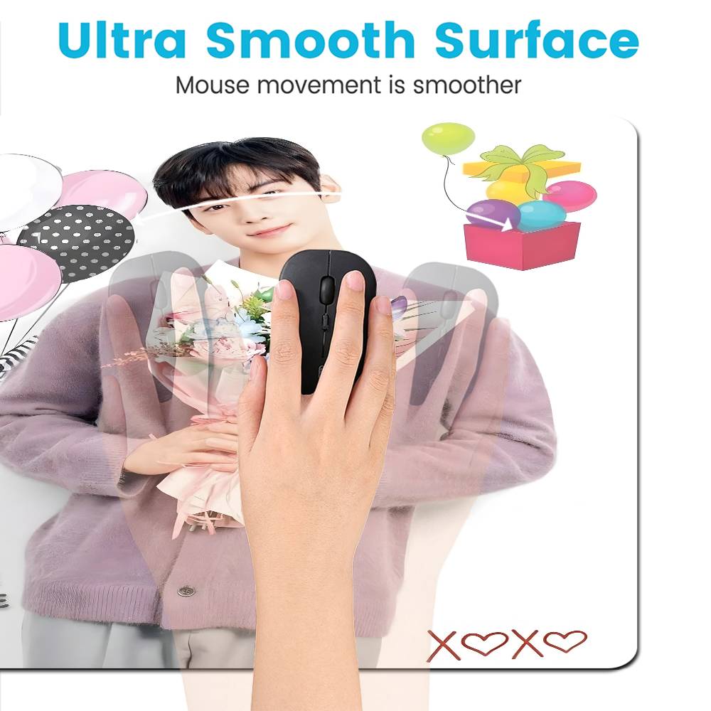 Alas Mouse Animasi Cha EunWoo  - Gaming Accessories Korea ulasan dan harga