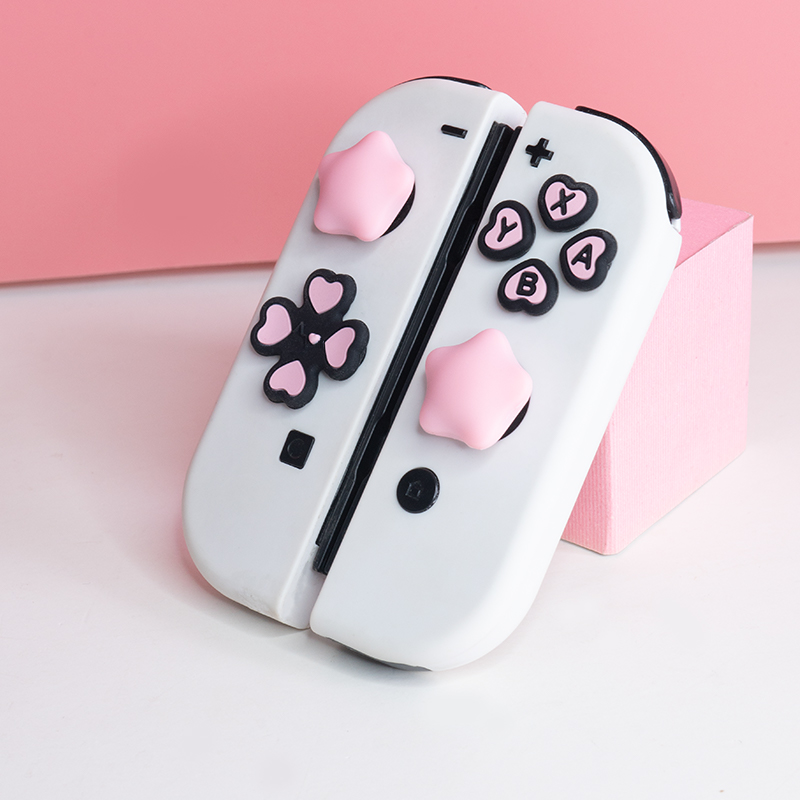 Stiker Tombol Multiwarna + Set - Gaming Accessories Pink ulasan dan harga