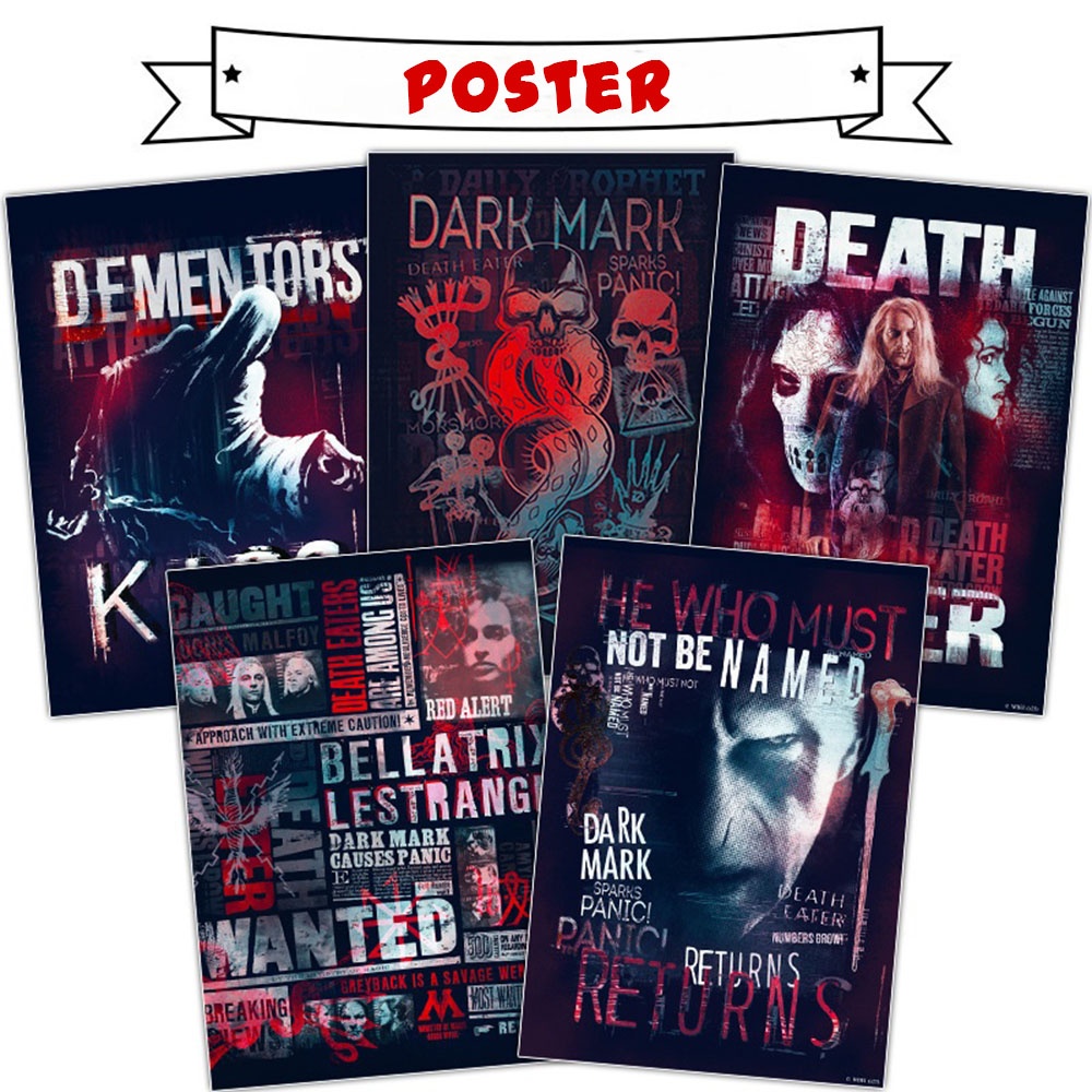 Poster Harry Potter Asli Cetak - Gaming Accessories For Bedroom ulasan dan harga