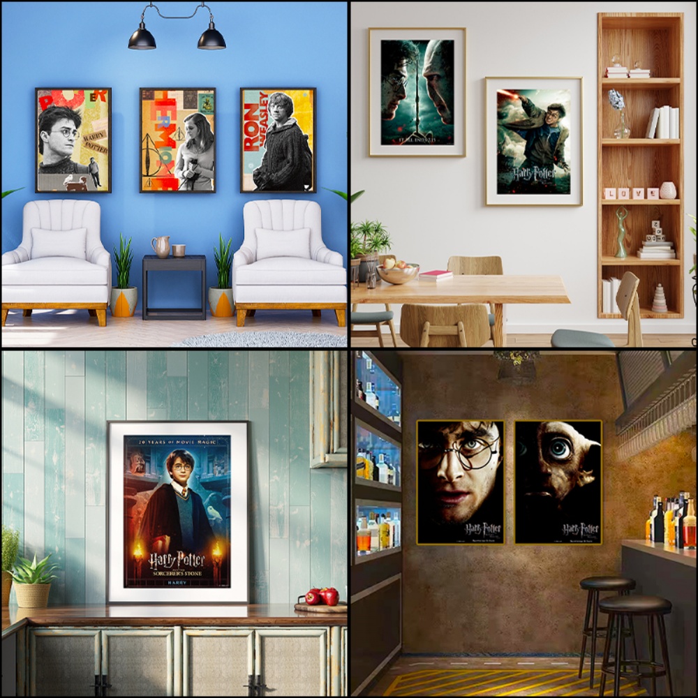 Poster Harry Potter Asli Cetak - Gaming Accessories For Bedroom ulasan dan harga