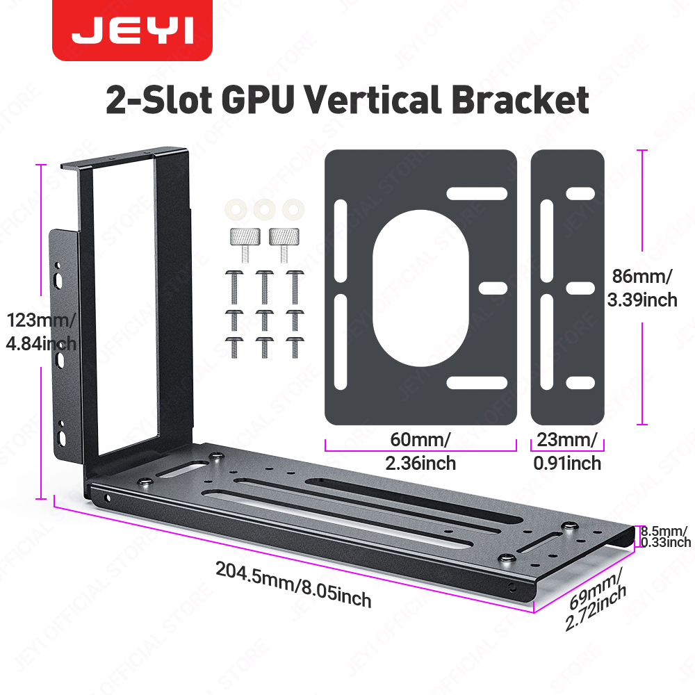 JEYI Braket Pemasangan Kartu G - Vertical Gpu Bracket ulasan dan harga