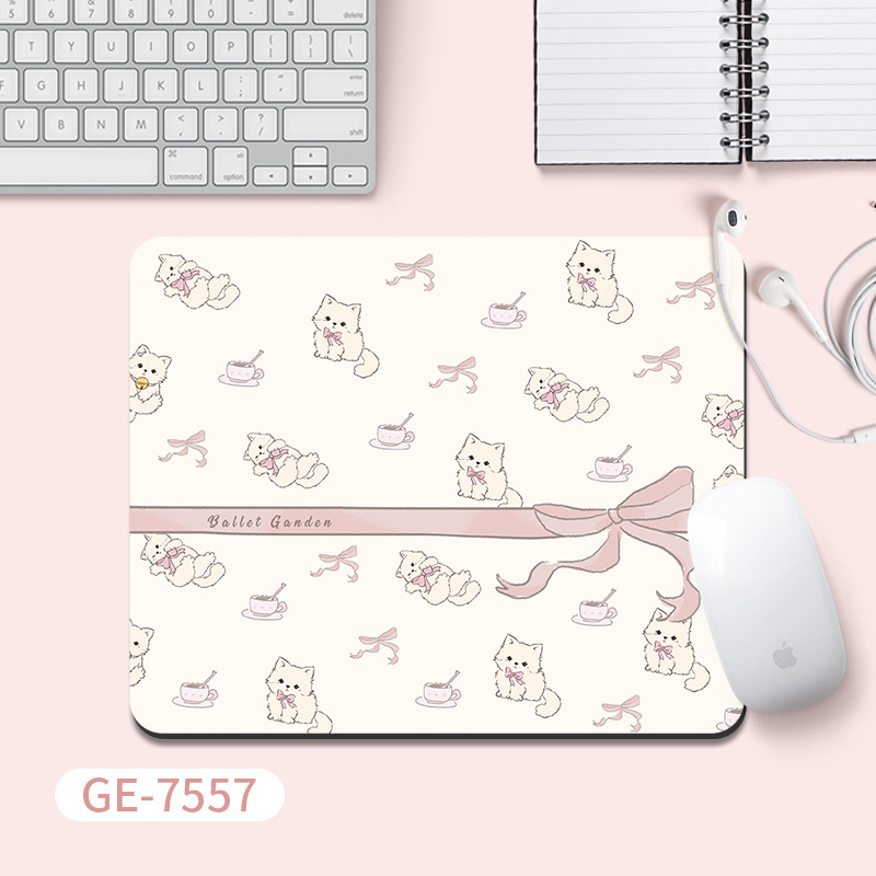 Alas Mouse Korea Ins Bow Pink  - Gaming Accessories Korea ulasan dan harga