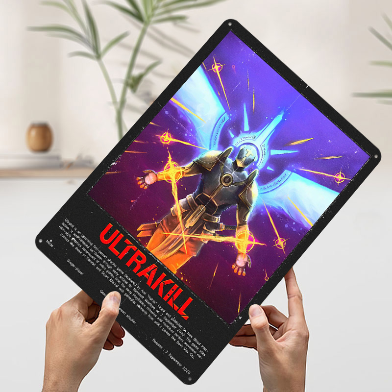 Poster Logam Game Ultrakill, S - Gaming Accessories Europe ulasan dan harga