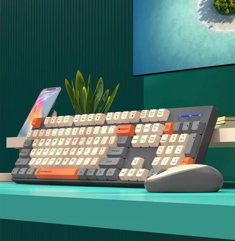 Set Keyboard dan Mouse Nirkabe - Gaming Accessories Combo ulasan dan harga