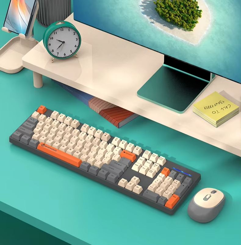 Set Keyboard dan Mouse Nirkabe - Gaming Accessories Combo ulasan dan harga