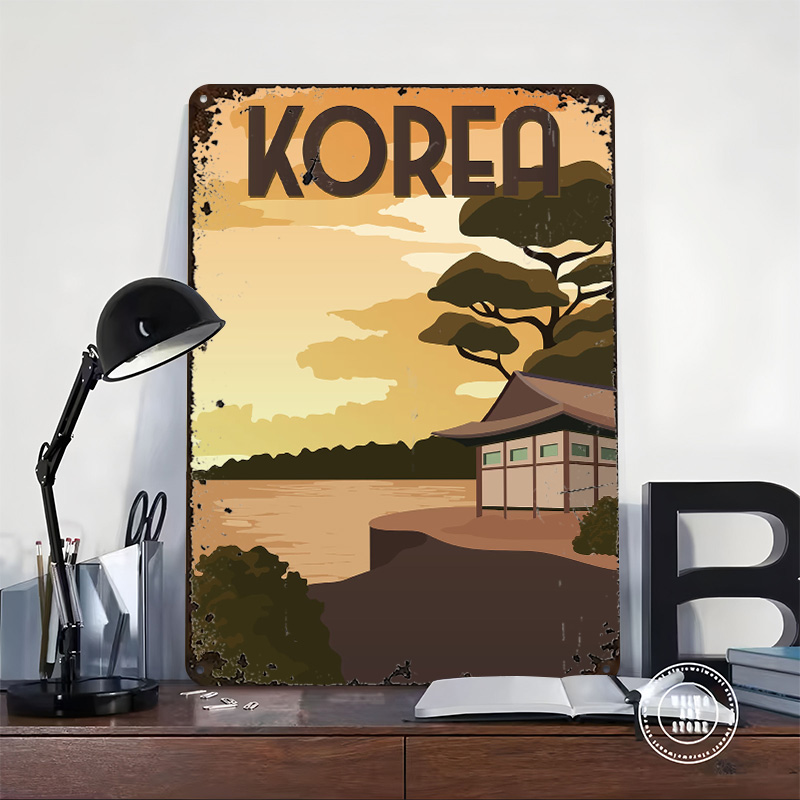 Poster Cetak Perjalanan Korea  - Gaming Accessories Korea ulasan dan harga