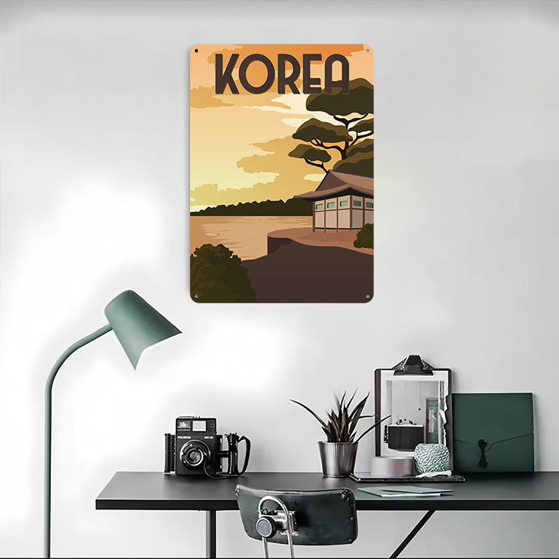 Poster Cetak Perjalanan Korea  - Gaming Accessories Korea ulasan dan harga