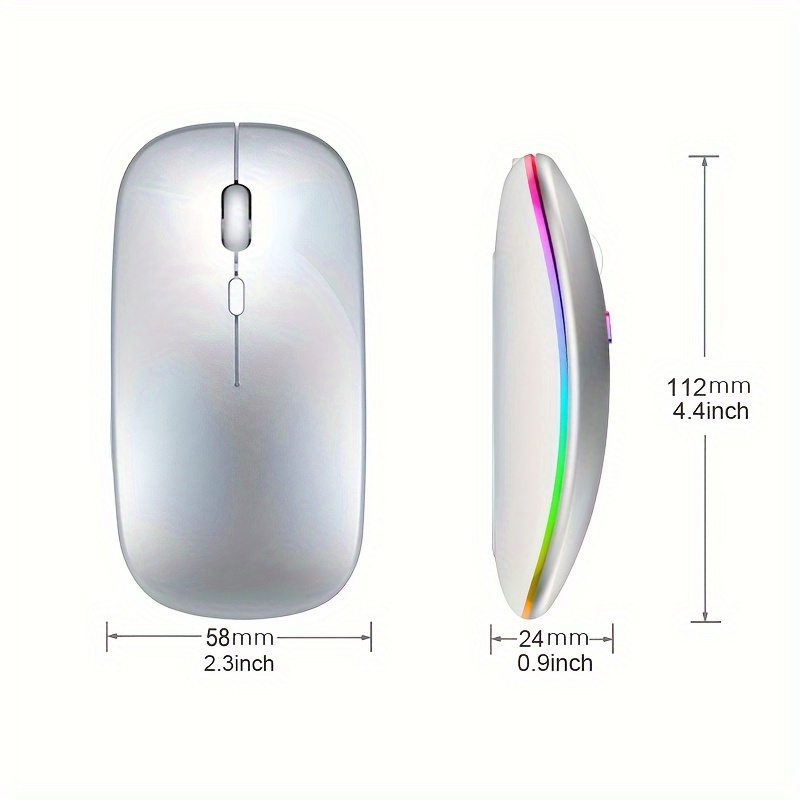 Mouse Nirkabel RGB Isi Ulang U - Gaming Accessories ulasan dan harga