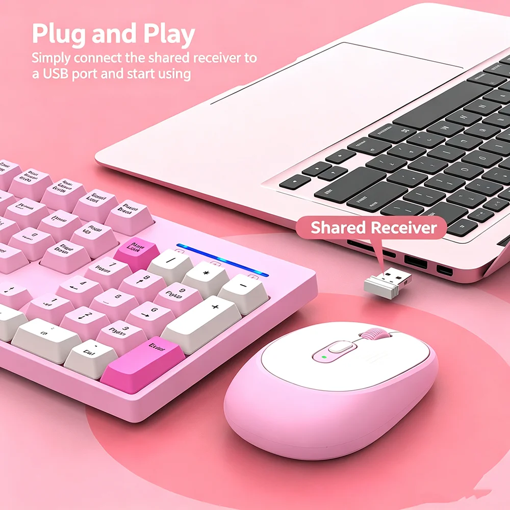 KEBIDUMEI Set Keyboard dan Mou - Gaming Accessories Combo ulasan dan harga