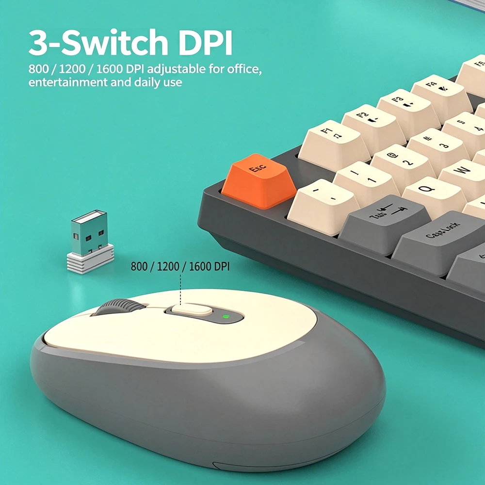 KEBIDUMEI Set Keyboard dan Mou - Gaming Accessories Combo ulasan dan harga