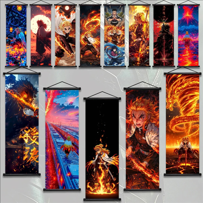 Demon Slayer Kyojuro Rengoku H - Gaming Accessories For Bedroom ulasan dan harga