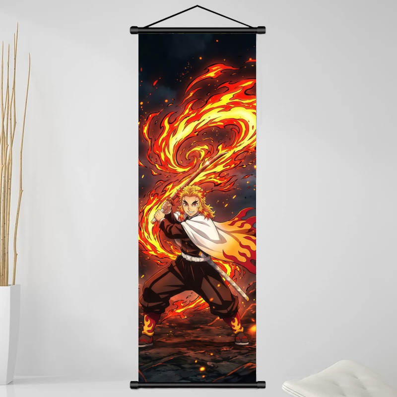 Demon Slayer Kyojuro Rengoku H - Gaming Accessories For Bedroom ulasan dan harga