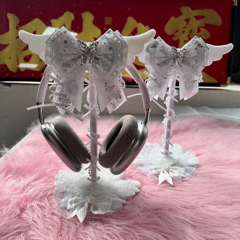 Stands Headphone Lucu Custom P - Gaming Accessories Pink ulasan dan harga