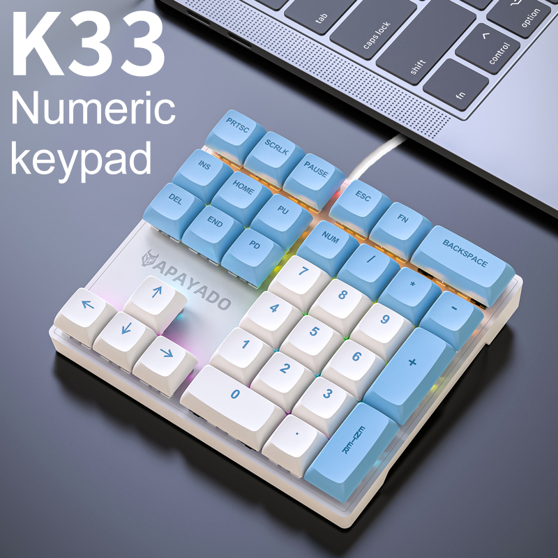 K33 Compact Mechanical Numpad, - Keyboard Numpad Separate ulasan dan harga