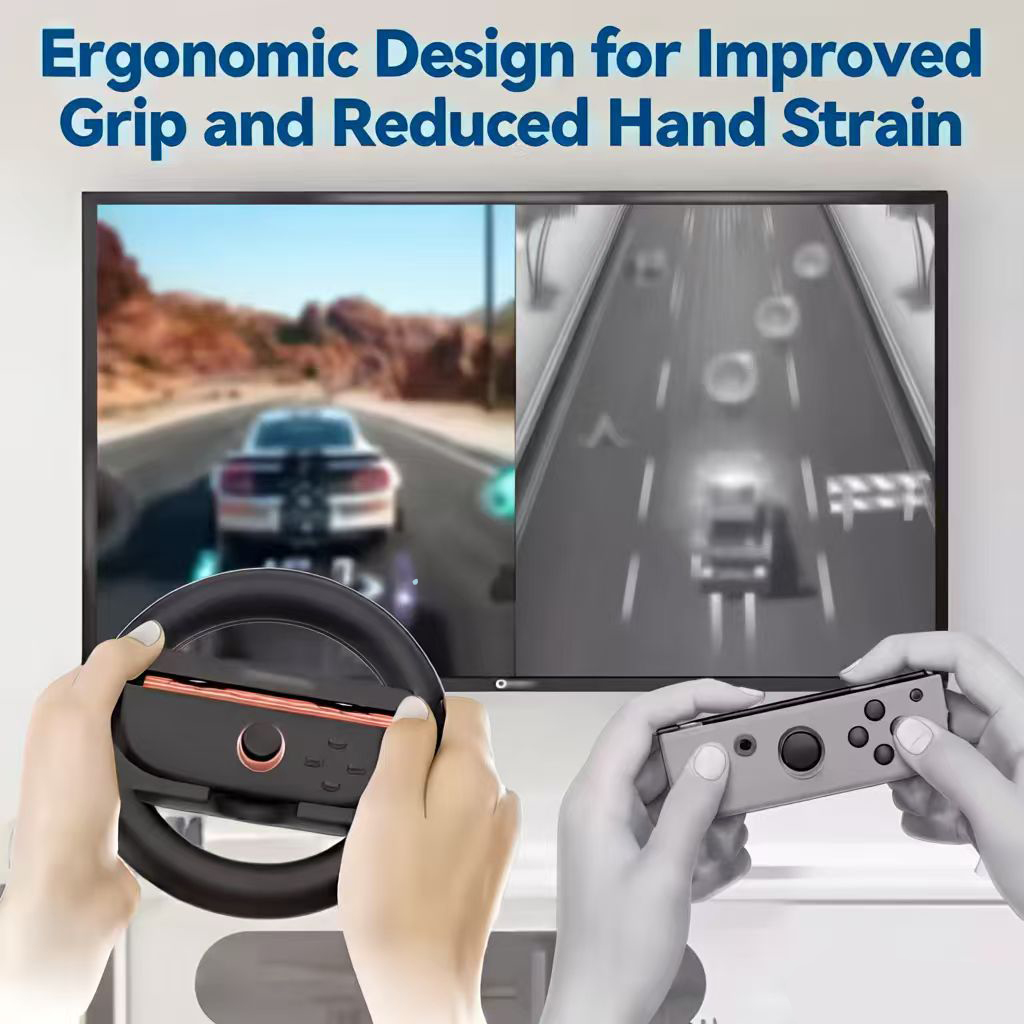 2PCS Pegangan Setir Balap Gami - Gaming Accessories Nintendo Switch ulasan dan harga