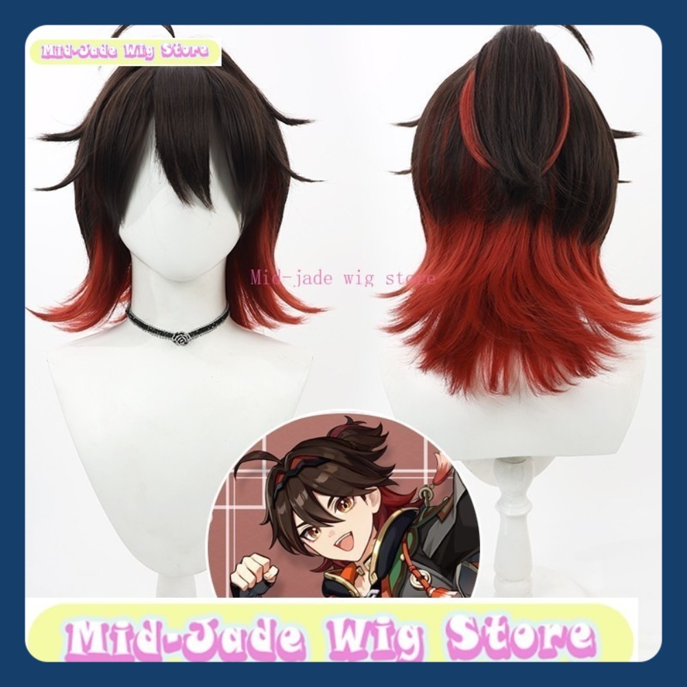 Wig Mid-Jed Toko Genshin Impac - Gaming Accessories In Japan ulasan dan harga
