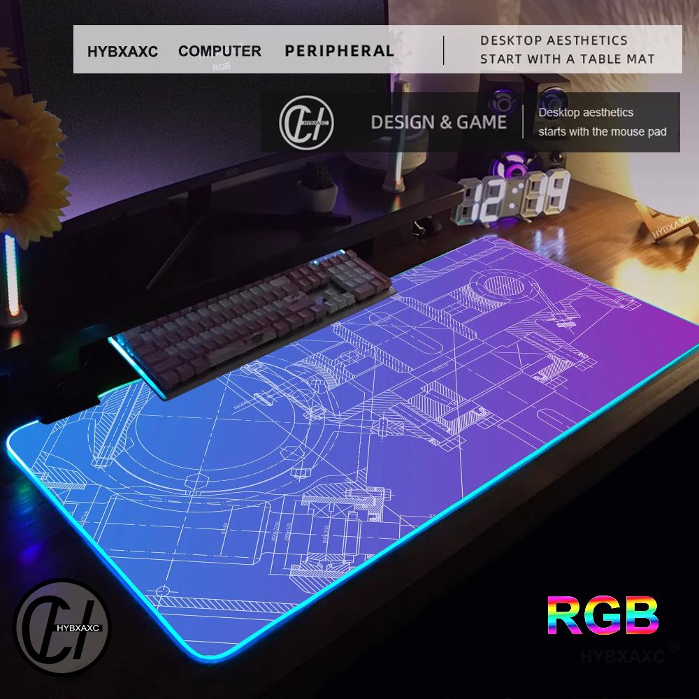 Alas Mouse RGB Gambar Mekanis  - Gaming Accessories Drawing ulasan dan harga