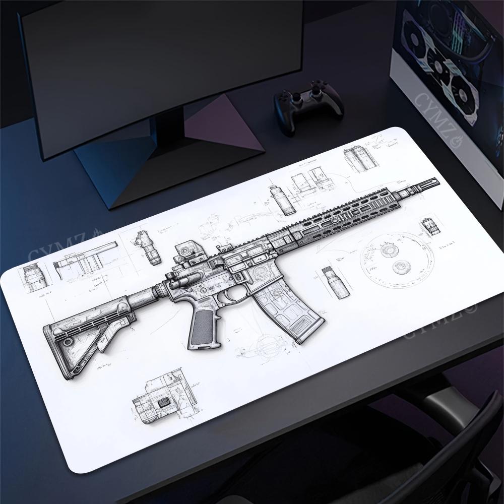 Alas Meja Mouse Pad Besar Moti - Gaming Accessories Drawing ulasan dan harga