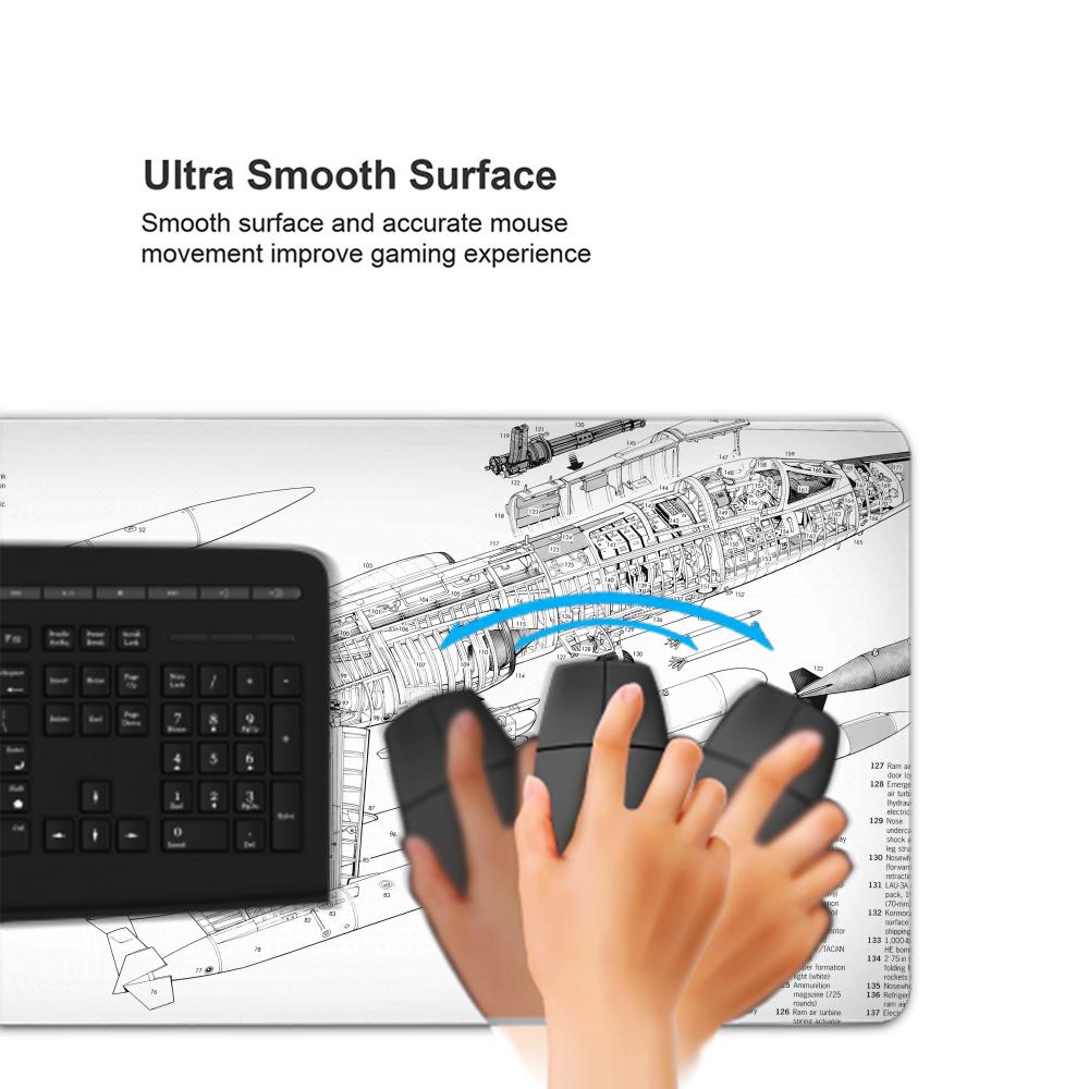 HYBXAXC Alas Mouse Gaming Hita - Gaming Accessories Drawing ulasan dan harga